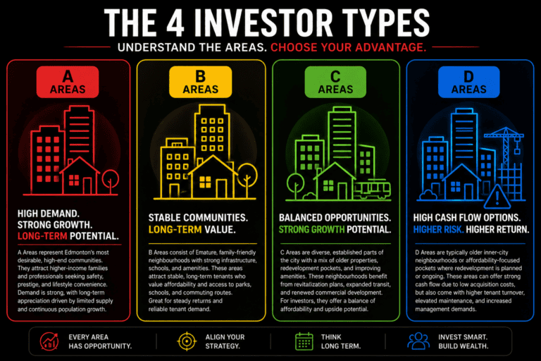 A B C D Investor types in Edmonton