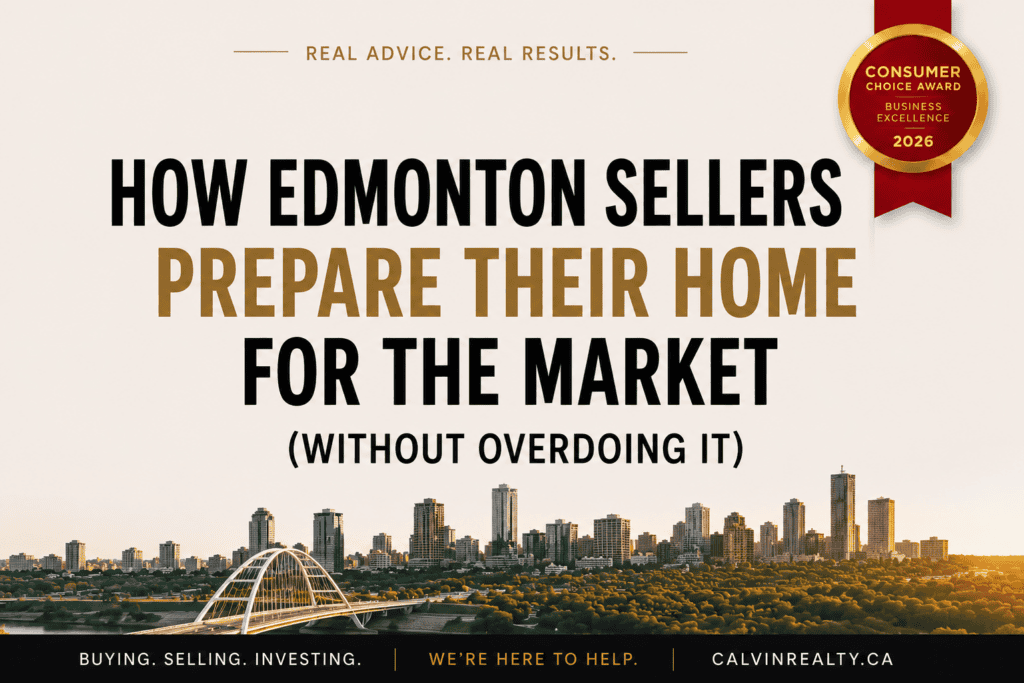 How Edmonton Sellers Prepare Their Home For Market