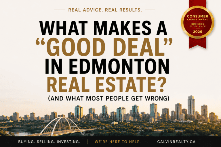 What makes a "good deal" in edmonton?