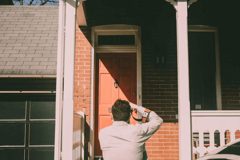 Home inspector checking a furnace during a pre-listing home inspection for an Edmonton seller