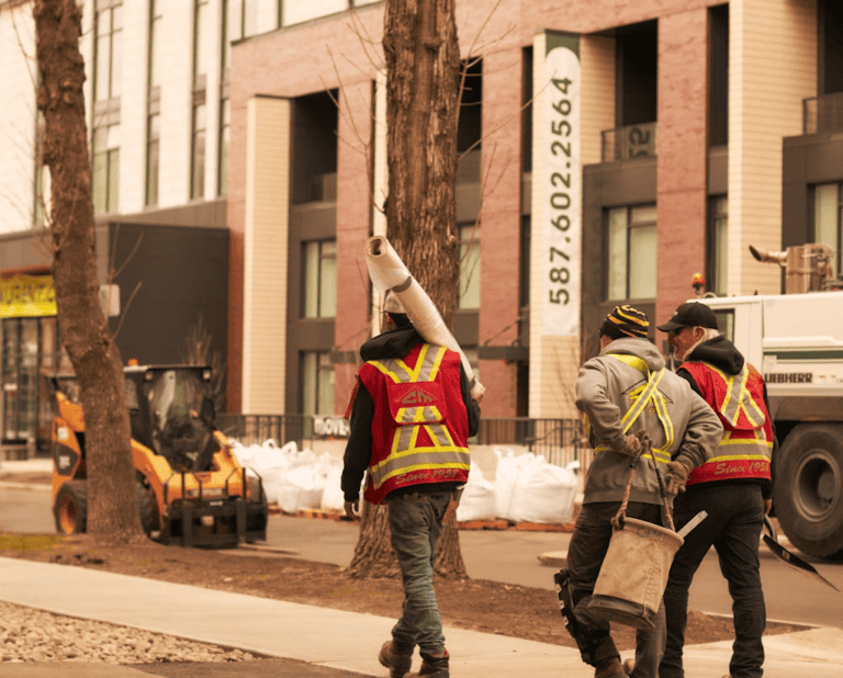 Professionals at work in a downtown Edmonton office, reflecting the Edmonton job market