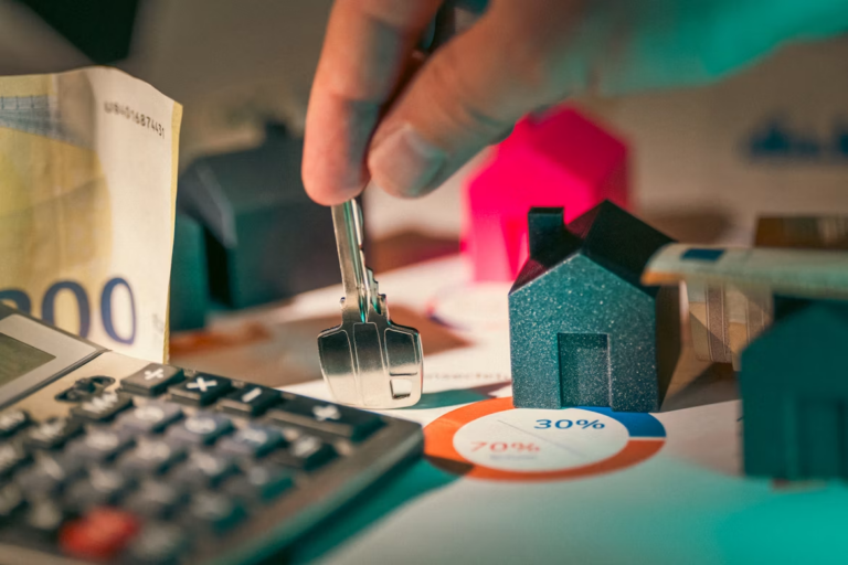 Investor and seller discussing a vendor take-back mortgage on an Alberta property