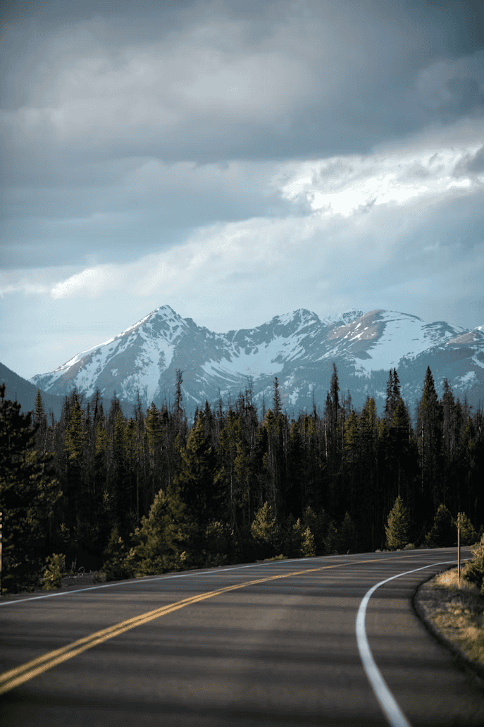 Scenic Alberta highway and prairie landscape on a day trip from Edmonton
