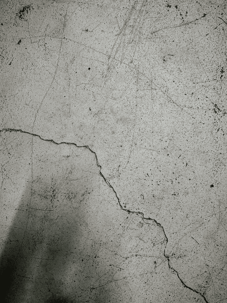 Home inspector examining a foundation wall for hidden defects in an Edmonton house
