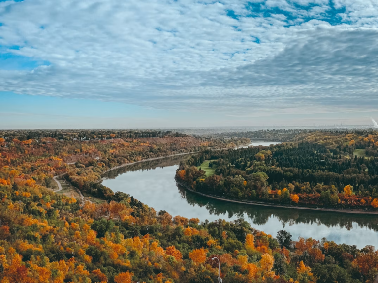 Edmonton home overlooking the river valley, one of the best river valley communities in Edmonton
